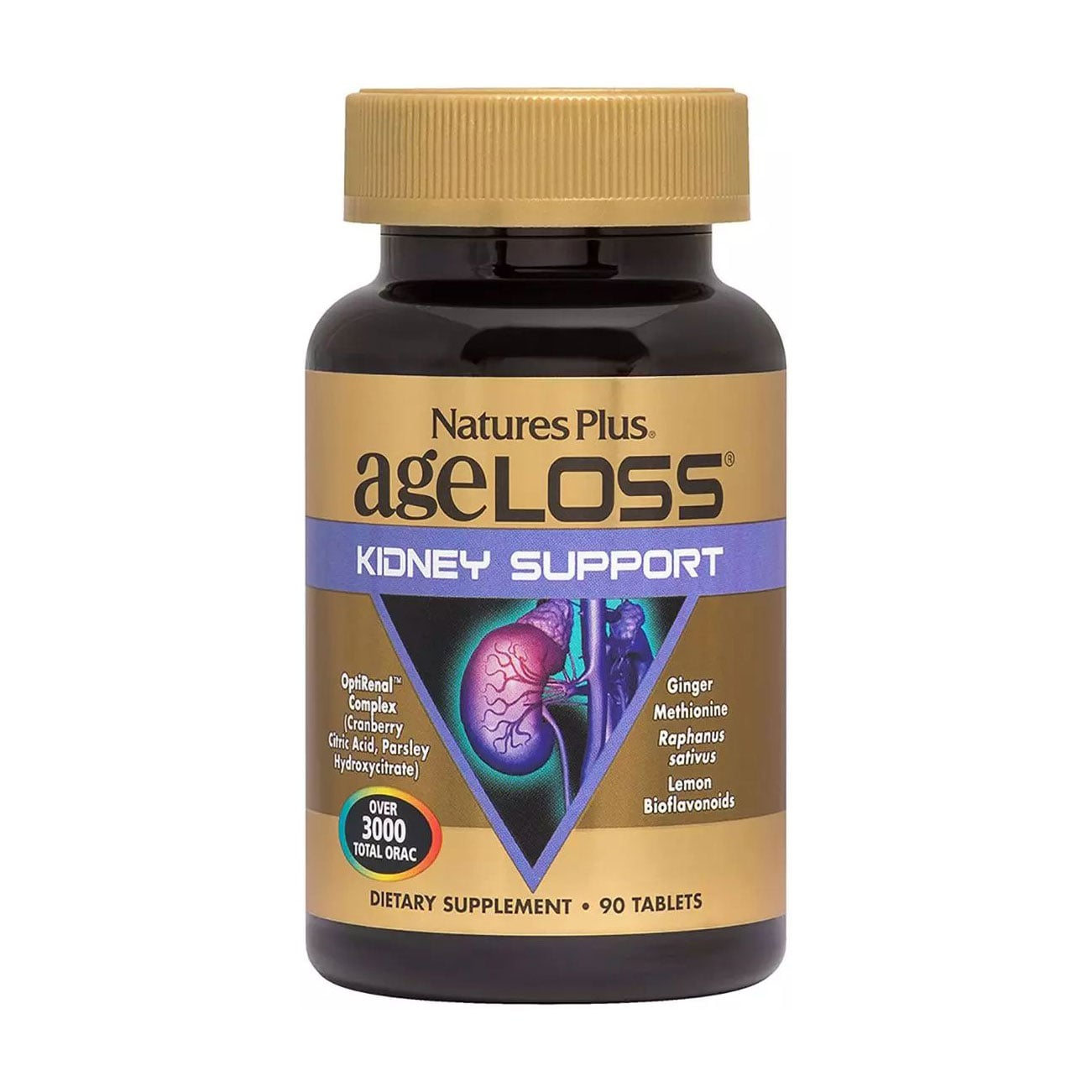 Комплекс для підтримки нирок NaturesPlus AgeLoss Kidney Support, 90 таблеток